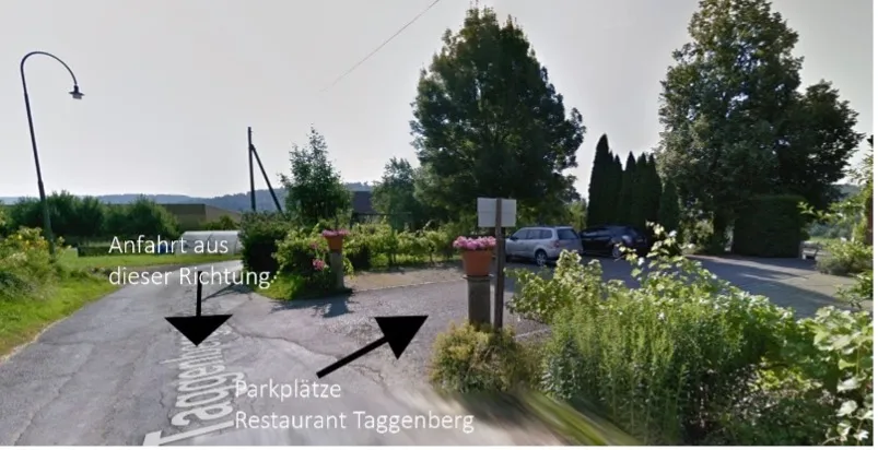 Zufahrt zum Taggenberg
